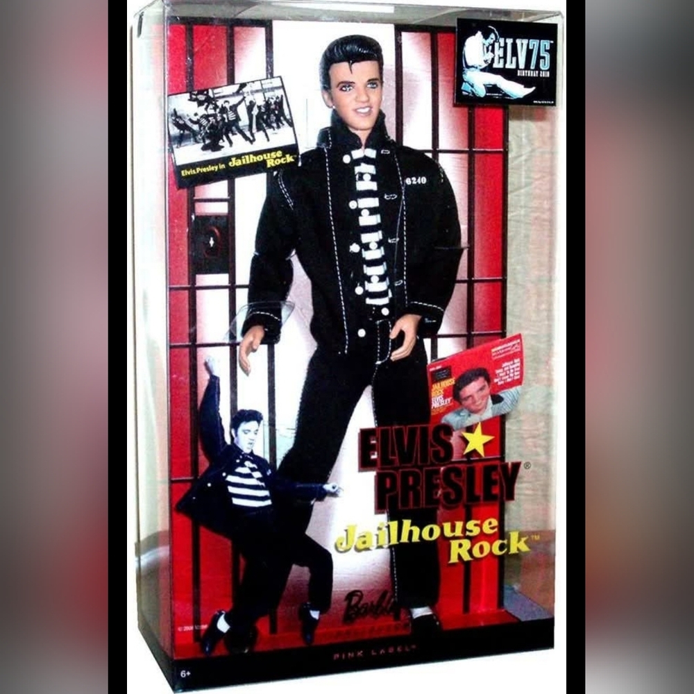 Elvis Presley Jailhouse Rock Doll by Barbie 50th Anniversary 2009 NRFB